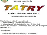 Zapraszamy na&nbsp;wycieczkę w&nbsp;Tatry