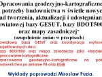 Szkolenie – Opracowania geodezyjno-kartograficzne na&nbsp;potrzeby budownictwa