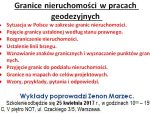 Szkolenie na&nbsp;temat granic nieruchomości w&nbsp;pracach geodezyjnych