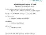 Wyjazd w&nbsp;Bieszczady, 28.09-02.10.2018&nbsp;r.