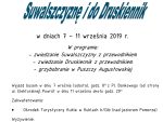 Wycieczka na&nbsp;Suwalszczyznę i&nbsp;do&nbsp;Druskiennik  7-11.09.2019&nbsp;r.