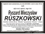 Zmarł nasz kolega mgr&nbsp;inż.&nbsp;Ryszard Ruszkowski – Nekrolog