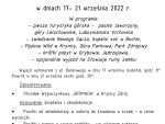 Wycieczka w&nbsp;Beskid Sądecki 17-21.09.2022&nbsp;r.