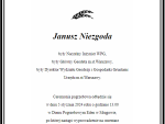 Zmarł nasz kolega Janusz Niezgoda – Nekrolog