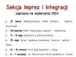 Kalendarium wydarzeń 2024&nbsp;r.