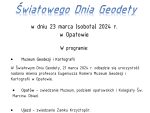 Światowy Dzień Geodety 23.03.2024&nbsp;r. Opatów