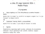 Impreza Integracyjna – Modlin Plaża – 25 maja (sobota) 2024&nbsp;r.