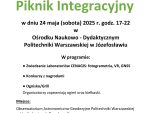 Piknik Integracyjny w&nbsp;dniu 24 maja (sobota) 2025&nbsp;r. godz.&nbsp;17-22