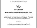 Zmarł nasz kolega Jan Dziekan – Nekrolog