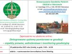 Szkolenie on-line: „Zintegrowane systemy pomiarowe w&nbsp;geodezji – aspekty prawne, wdrożeniowe i&nbsp;monitoring geodezyjny”, 29 października 2025 roku (środa)