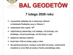 BAL GEODETÓW w&nbsp;Sokołowie Podlaskim, 7.02.2026&nbsp;r.