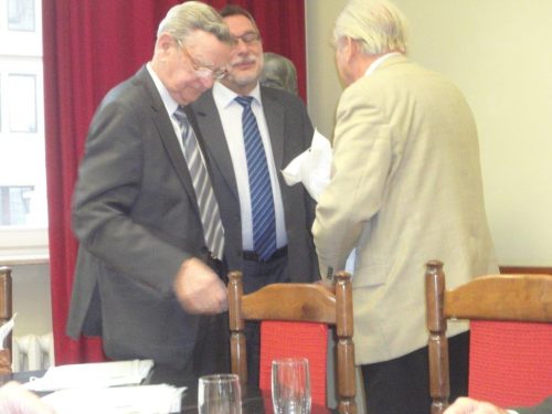 Od lewej: Stanisław Krzysztoń, Włodzimierz Kędziora, Jan Dziekan